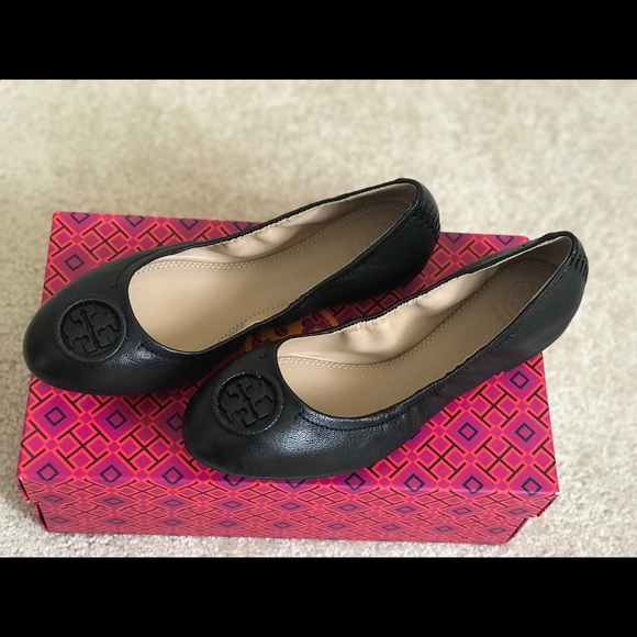 💕💕Tory Burch Allie Ballet- Capri Leather - Picture 3 of 8